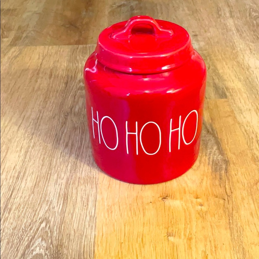 Rae Dunn Ho Ho Ho Cookie Jar